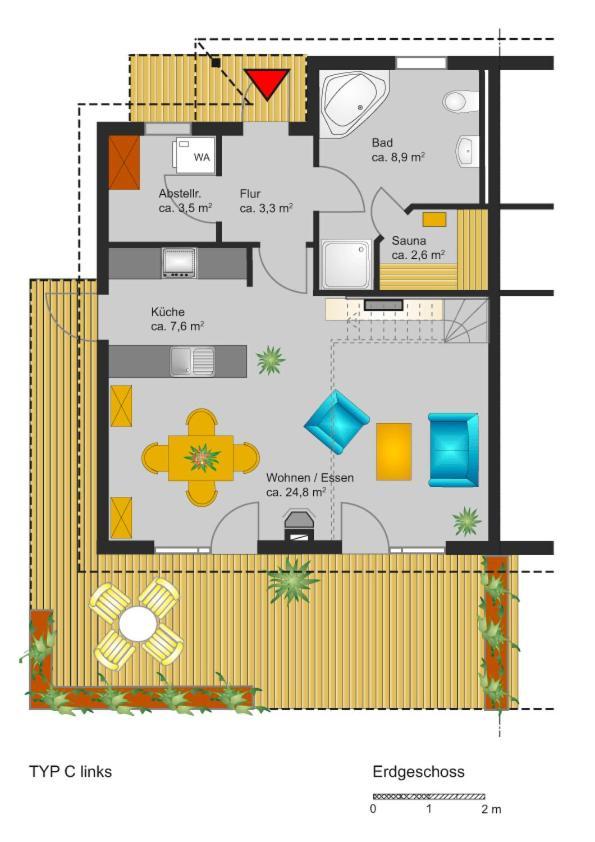 Ferienhaus Nordhorn - Auf Wolke 7 Und Seeparadies Kültér fotó